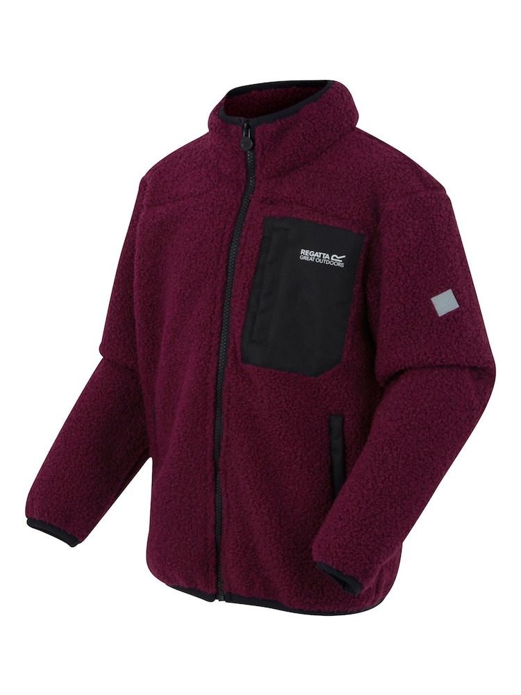 Regatta Plum Junior Frankie Warm Full Zip Fleece - Image 10 of 10 Regatta Plum Junior Frankie Warm Full Zip Fleece - Image 10 of 10