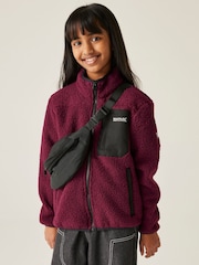 Regatta Pink Junior Frankie Warm Full Zip Fleece - Image 3 of 9