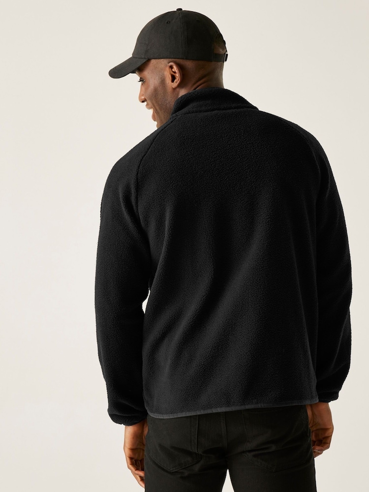 Regatta Black Frankie Borg Full ZipFleece - Image 2 of 4 Regatta Black Frankie Borg Full ZipFleece - Image 2 of 4