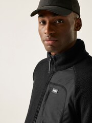 Regatta Black Frankie Borg Full ZipFleece - Image 4 of 4
