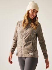 Regatta Brown Mayse Full Zip Marl Fabric Fleece - Image 1 of 7