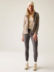 Regatta Brown Mayse Full Zip Marl Fabric Fleece - Image 3 of 7