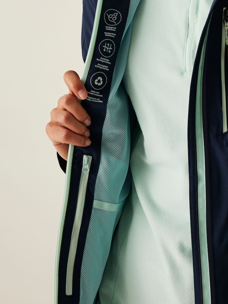 Buy Regatta Navy Blue Womens Birchdale II Waterproof Jacket from