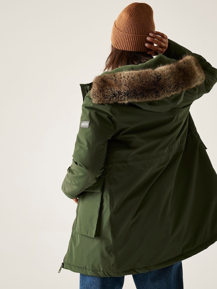 Regatta Green Sabinka Isotex Waterproof Breathable Jacket - Image 2 of 8 Regatta Green Sabinka Isotex Waterproof Breathable Jacket - Image 2 of 8