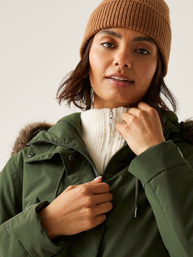 Regatta Green Sabinka Isotex 10000 Waterproof And Breathable Jacket - Image 6 of 6