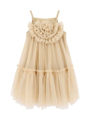 Angels Face Gold Rosheen Tulle Dress - Image 2 of 3
