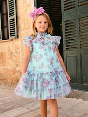 Angels Face Green Marigold Roses Dress - Image 1 of 3