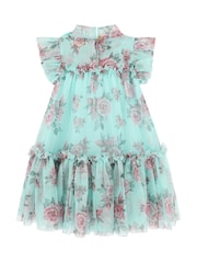 Angels Face Green Marigold Roses Dress - Image 3 of 3