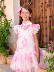 Angels Face Marigold Roses White Dress - Image 1 of 3