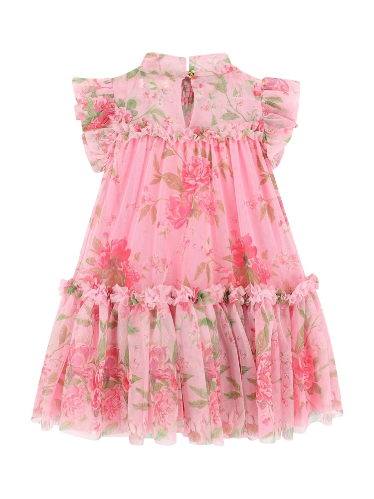 Angels Face Pink Marigold Flower Dress - Image 3 of 3