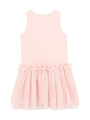 Angels Face Pink Austin Crystal Bow Tulle Dress - Image 3 of 3
