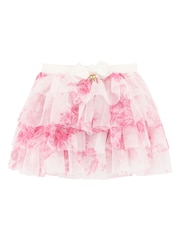 Angels Face Abbie Roses Tulle White Skirt - Image 1 of 2