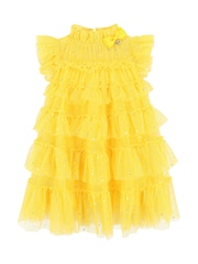 Angels Face Yellow Mitzi Sparkle Tiered Dress - Image 2 of 3