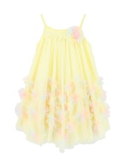 Angels Face Yellow Zig-Zag Tulle Dress - Image 2 of 3