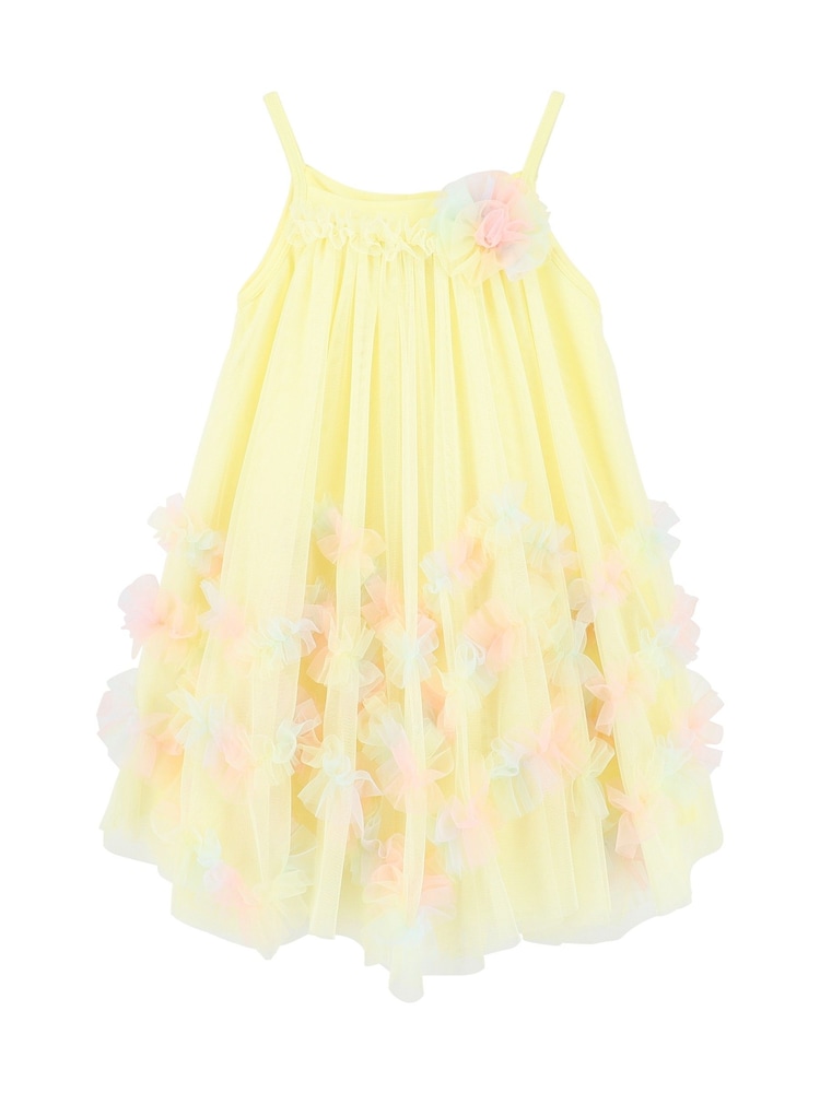 Angels Face Yellow Zig-Zag Tulle Dress - Image 2 of 3