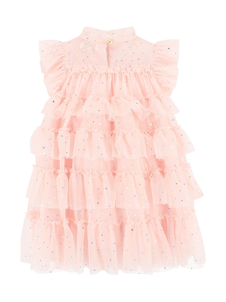 Angels Face Pink Mitzi Sparkle Tiered Dress - Image 3 of 3