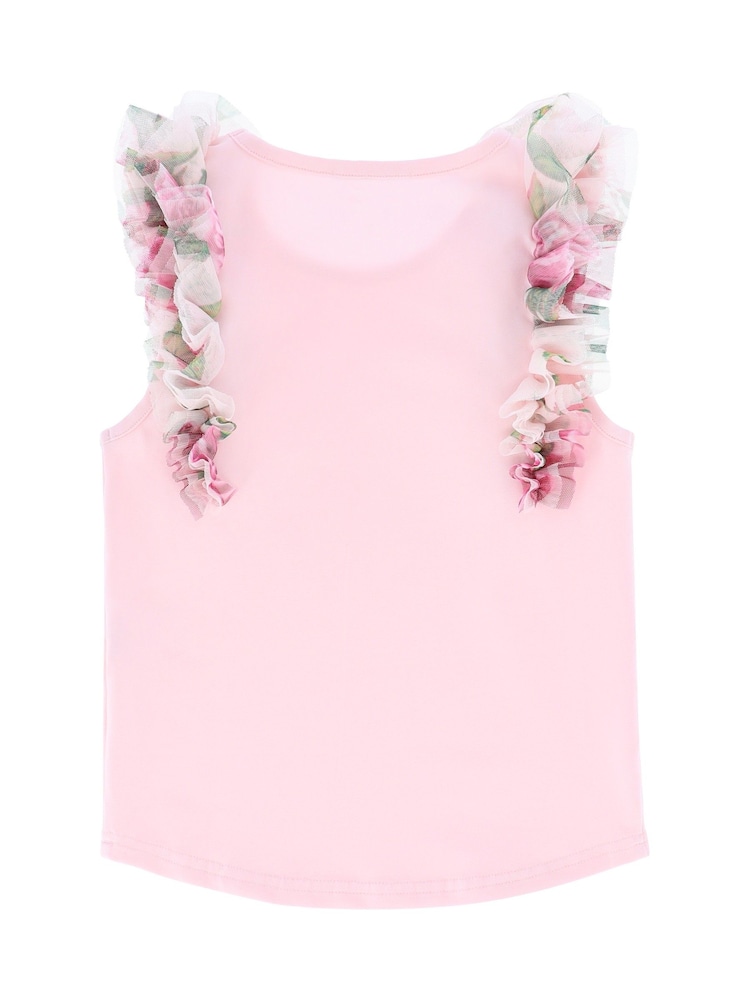 Angels Face Pink Toni Ruffle Top - Image 3 of 3 Angels Face Pink Toni Ruffle Top - Image 3 of 3