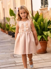 Angels Face Gold Rhiannon Jacquard Dress - Image 1 of 3