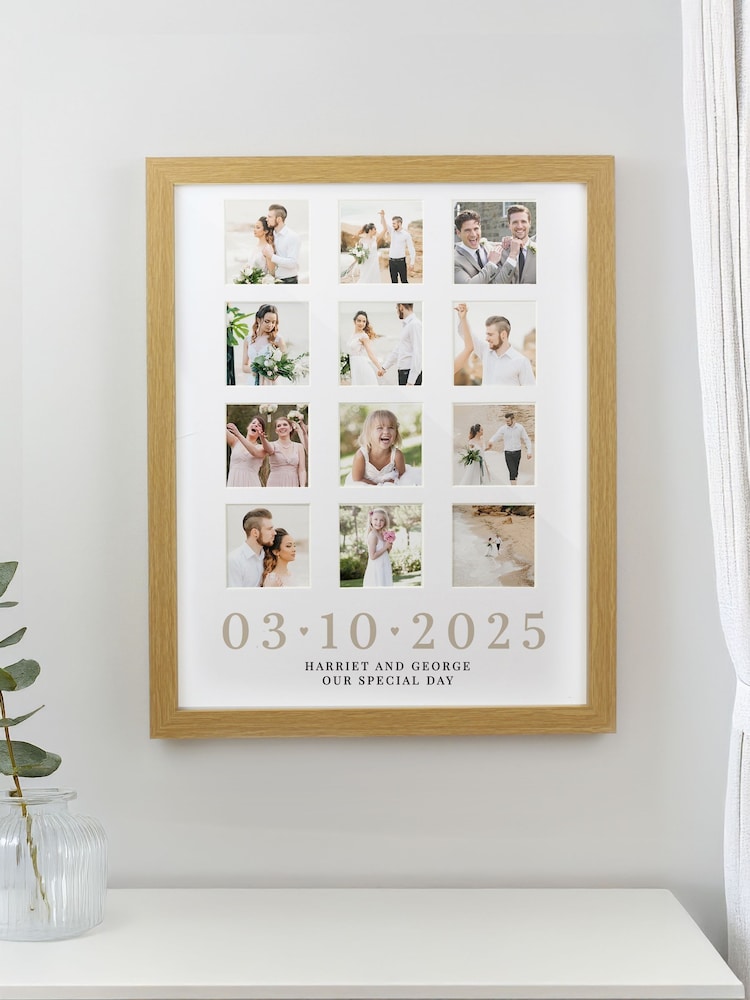 Personalised Special Date Multi Photo Frame by PMC - Image 1 of 3