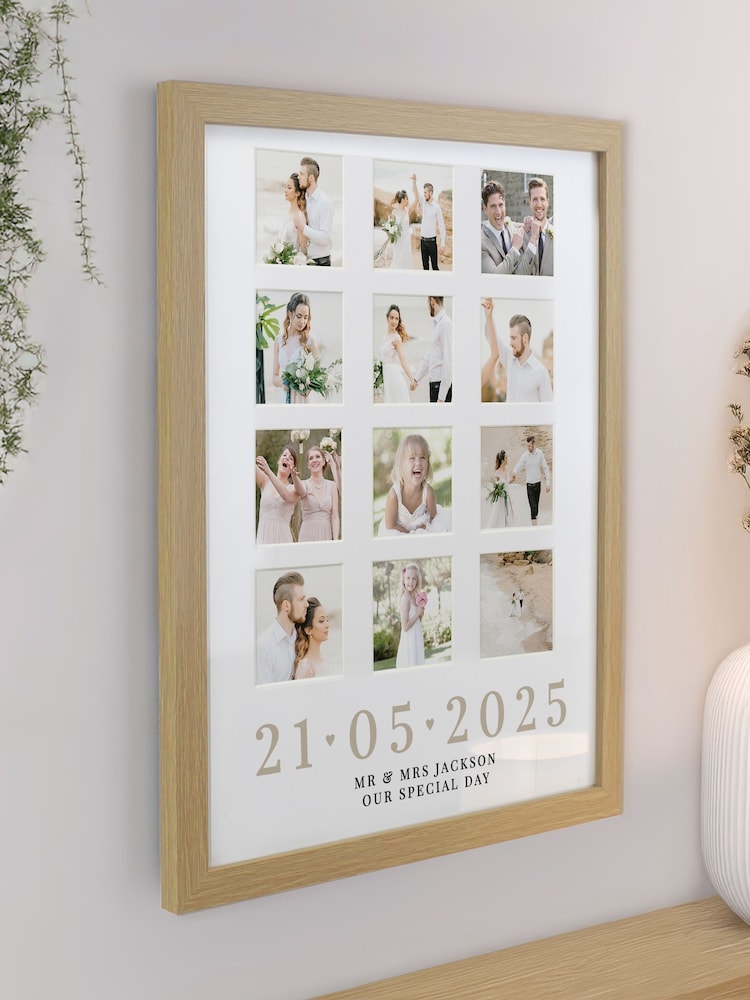 Personalised Special Date Multi Photo Frame by PMC - Image 2 of 3