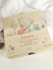 Personalised Tatty Teddy Woodland Animal Keepsake Box by PMC - Image 1 of 3