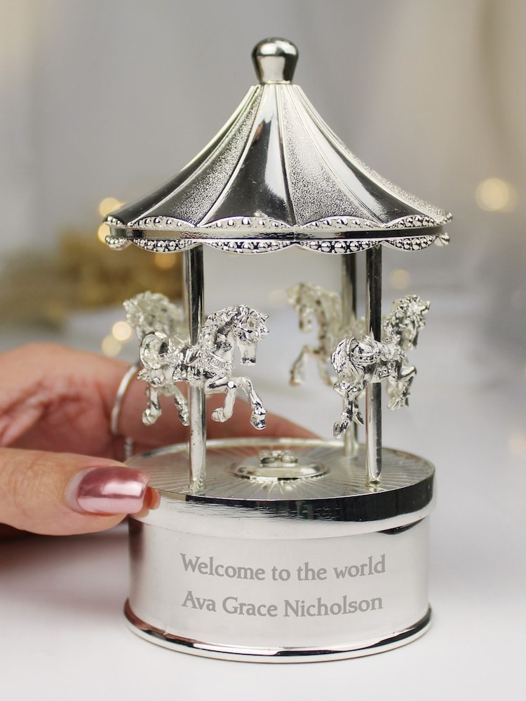 Personalised Musical Carousel Ornament by PMC - Image 1 of 4