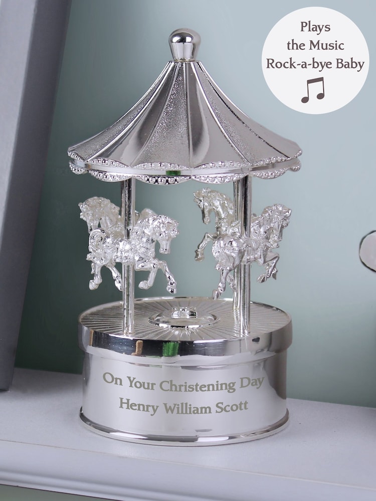 Personalised Musical Carousel Ornament by PMC - Image 2 of 4