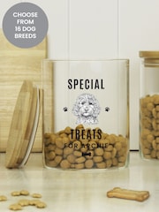 Personalised Dog Breed Treat Jar by PMC - Image 1 of 4