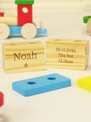 Personalised Wooden Toy Train by PMC - Image 3 of 4
