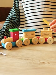 Personalised Wooden Toy Train by PMC - Image 4 of 4