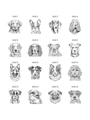 Personalised Dog Breed Garden Memorial Cloud Photo Frame by PMC - Image 4 of 4