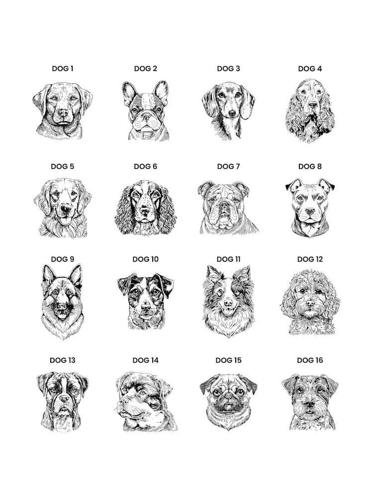 Personalised Dog Breed Garden Memorial Cloud Photo Frame by PMC - Image 4 of 4