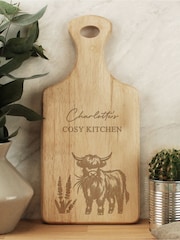 Personalised Highland Cow Chopping Board by PMC - Image 2 of 3