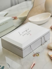 Personalised Wooden Jewellery Box by PMC - Image 2 of 4