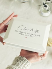 Personalised Wooden Jewellery Box by PMC - Image 3 of 4