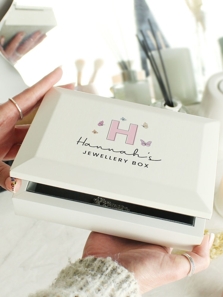 Personalised Butterfly Jewellery Box by PMC - Image 2 of 3