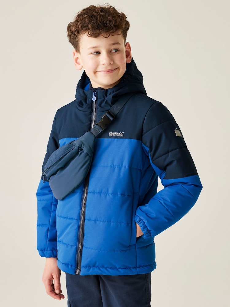 Regatta Blue Lofthouse Heavyweight Water Repellent Jacket - Image 1 of 8 Regatta Blue Lofthouse Heavyweight Water Repellent Jacket - Image 1 of 8