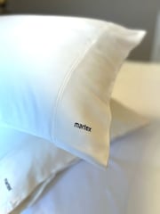 Martex Ivory Satin Travel Pillowcase Pair - Image 2 of 4
