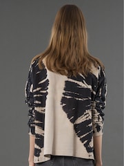 Religion Natural Jade Zip Sweat Top With Tie Dye Design - Image 3 of 6