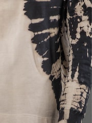 Religion Natural Jade Zip Sweat Top With Tie Dye Design - Image 4 of 6