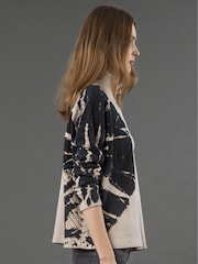 Religion Natural Jade Zip Sweat Top With Tie Dye Design - Image 5 of 6