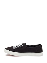 Rocket Dog Chow Elsie Eyelet Black Trainers - Image 2 of 6
