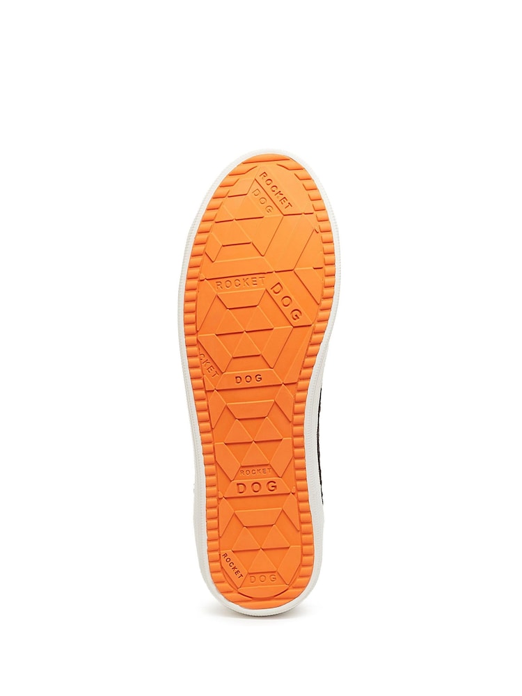 Rocket Dog Chow Elsie Eyelet Black Trainers - Image 6 of 6