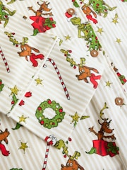 Cream Grinch Matching Family Christmas Button Through Pyjamas - Image 11 of 11
