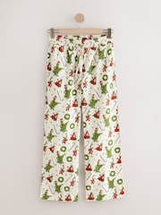 Cream Grinch Matching Family Christmas Button Through Pyjamas - Image 8 of 11