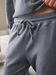 Slate Grey Cosy Waffle Long Sleeve Pyjamas - Image 4 of 7