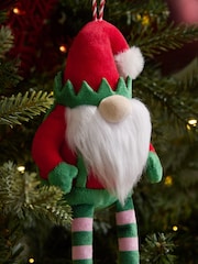 Red Gonk Elf Christmas Bauble - Image 2 of 3