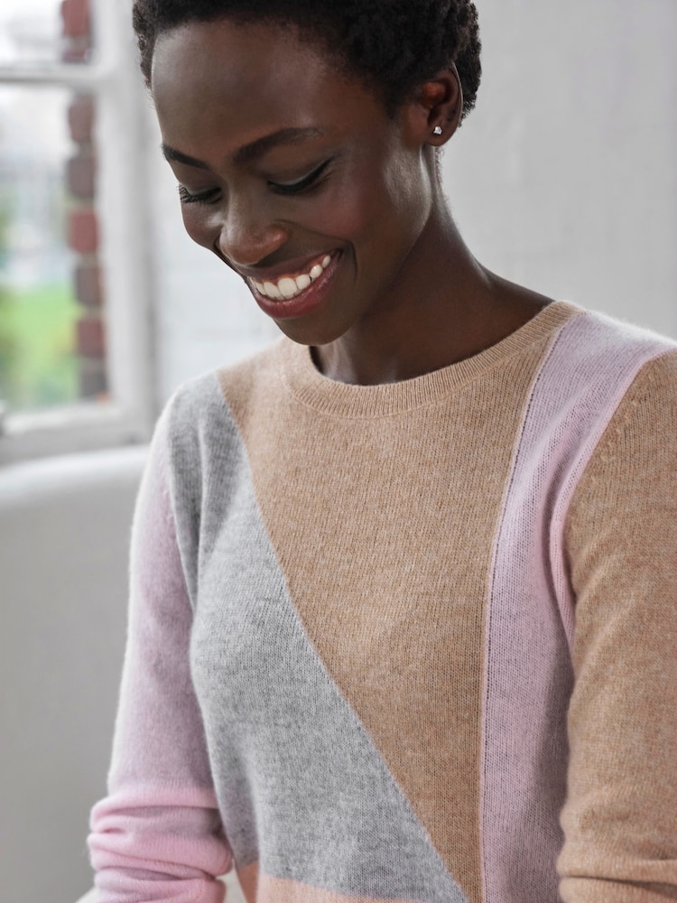 Pure Collection Gassato Diagonal Intarsia Sweater - Image 3 of 3