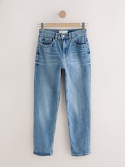Mid Blue Denim Mom Comfort Stretch Column Jeans - Image 7 of 9