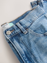 Mid Blue Denim Mom Comfort Stretch Column Jeans - Image 9 of 9